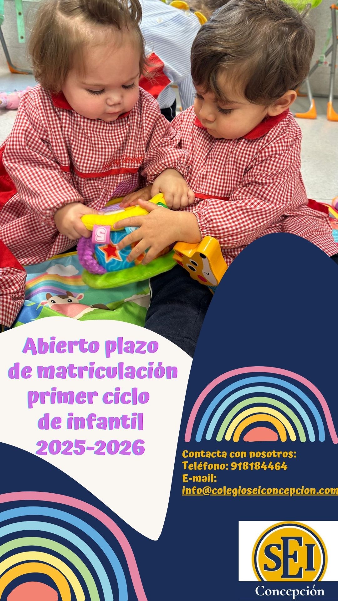 Matriculación primer ciclo de infantil